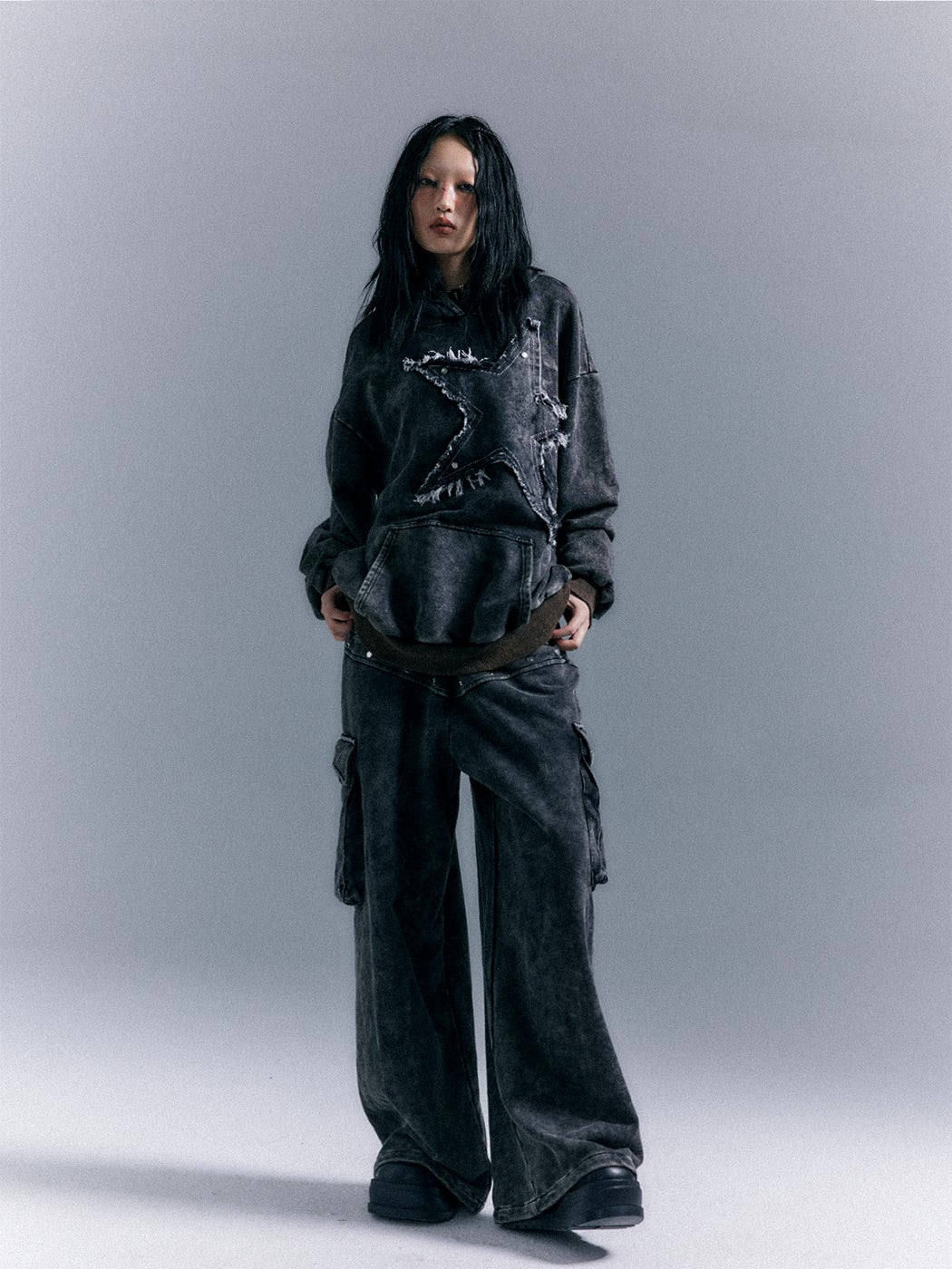 Star Hooded Sweater Loose Hoodie - Image 7