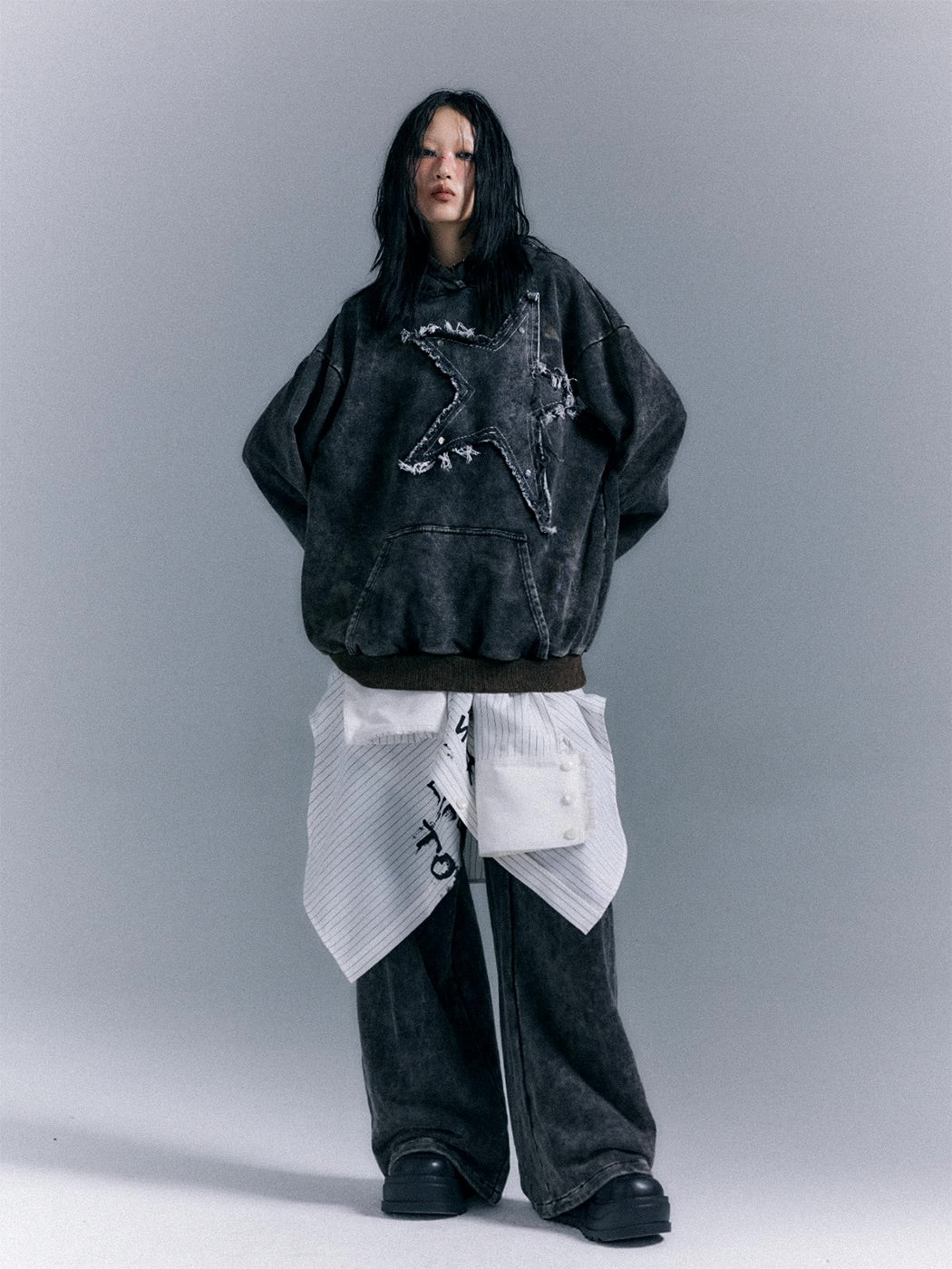 Star Hooded Sweater Loose Hoodie - Image 8