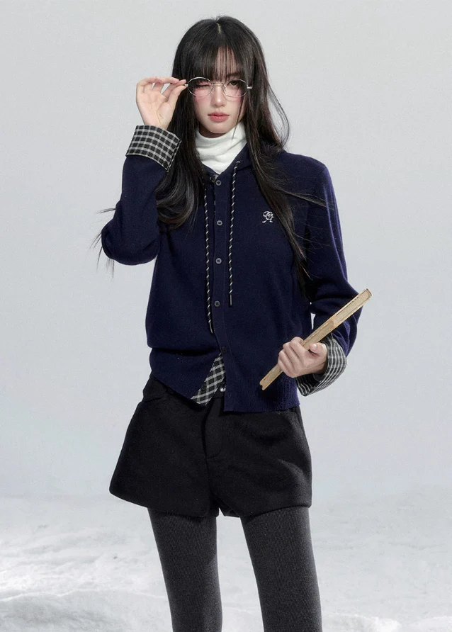 Gentle Study Hooded Cardigan