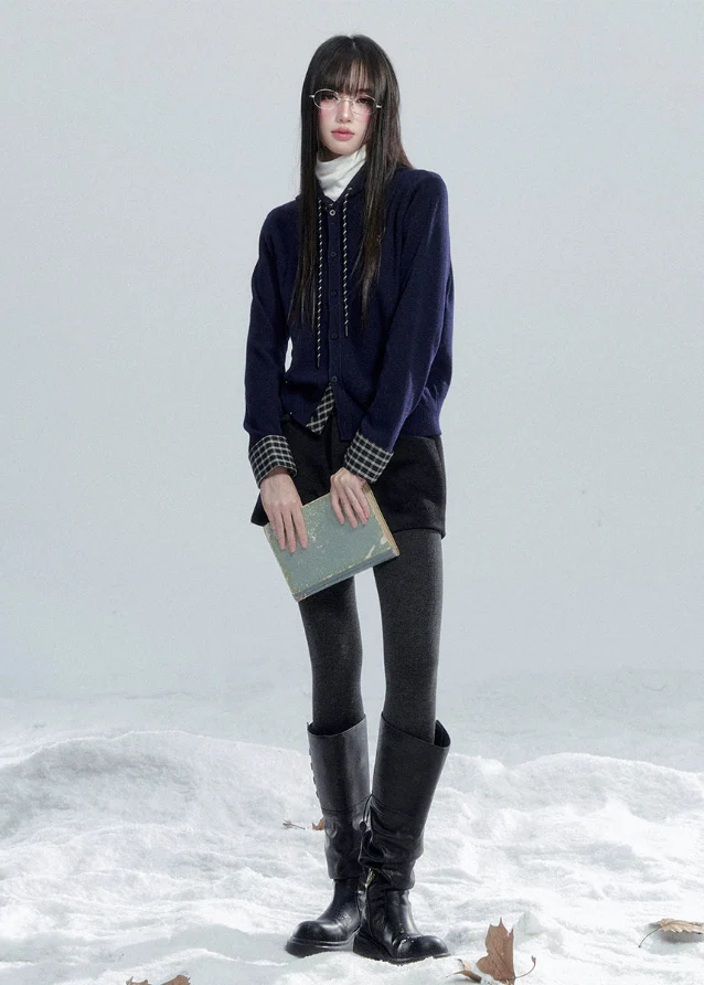 Gentle Study Hooded Cardigan - Image 5