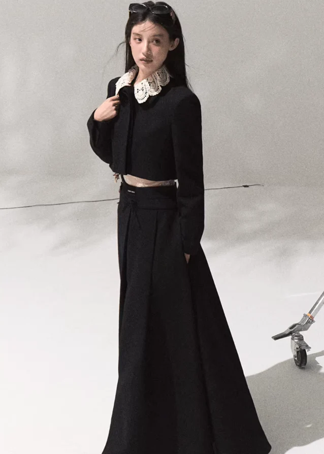 Handmade Whisper Wool Two-Piece Set - Image 4