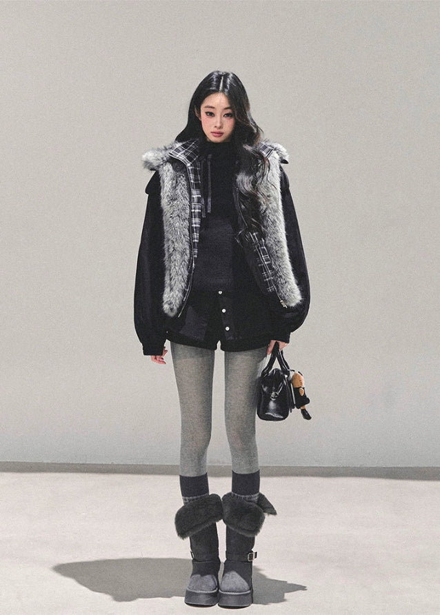 Harvest Warmth Two-Piece Look Coat - Image 3
