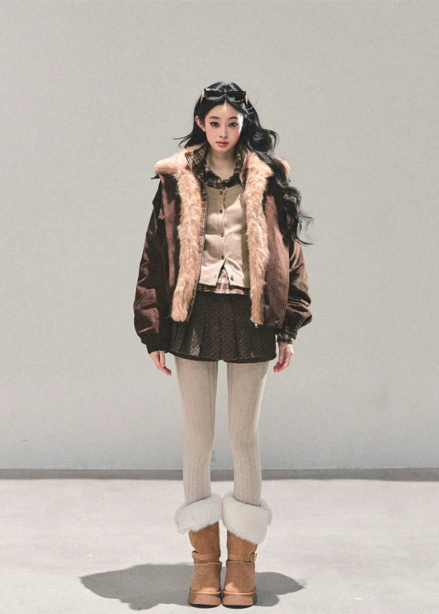 Harvest Warmth Two-Piece Look Coat - Image 4