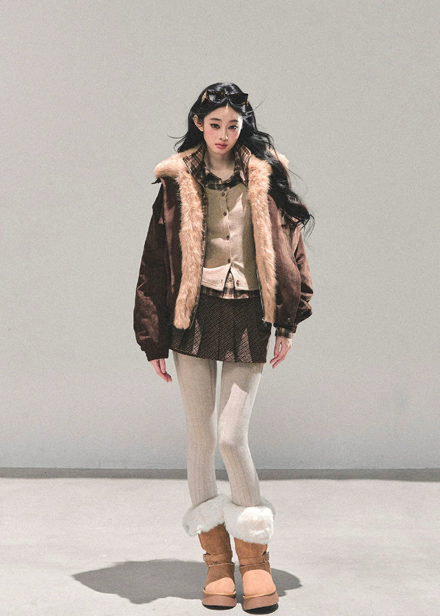 Harvest Warmth Two-Piece Look Coat - Image 7