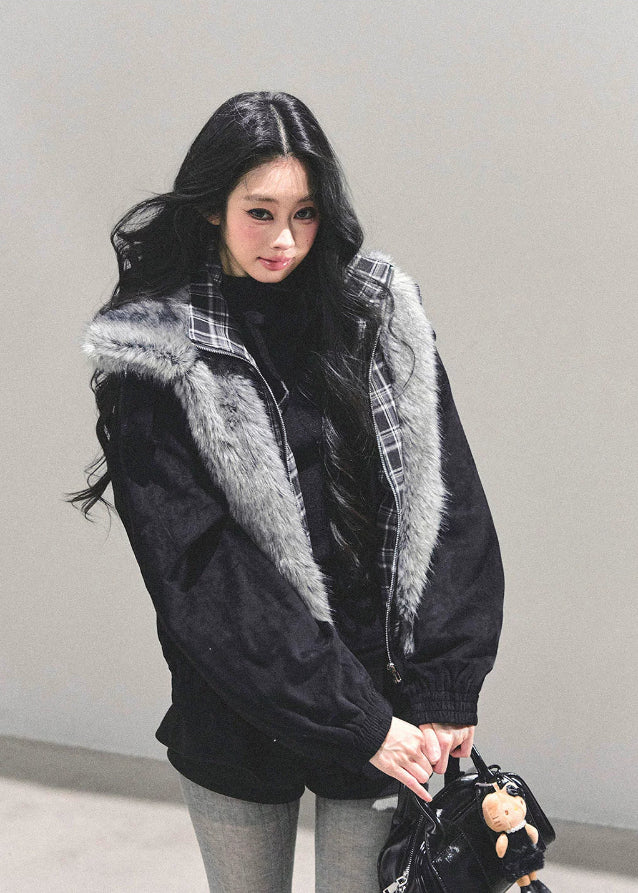 Harvest Warmth Two-Piece Look Coat - Image 8