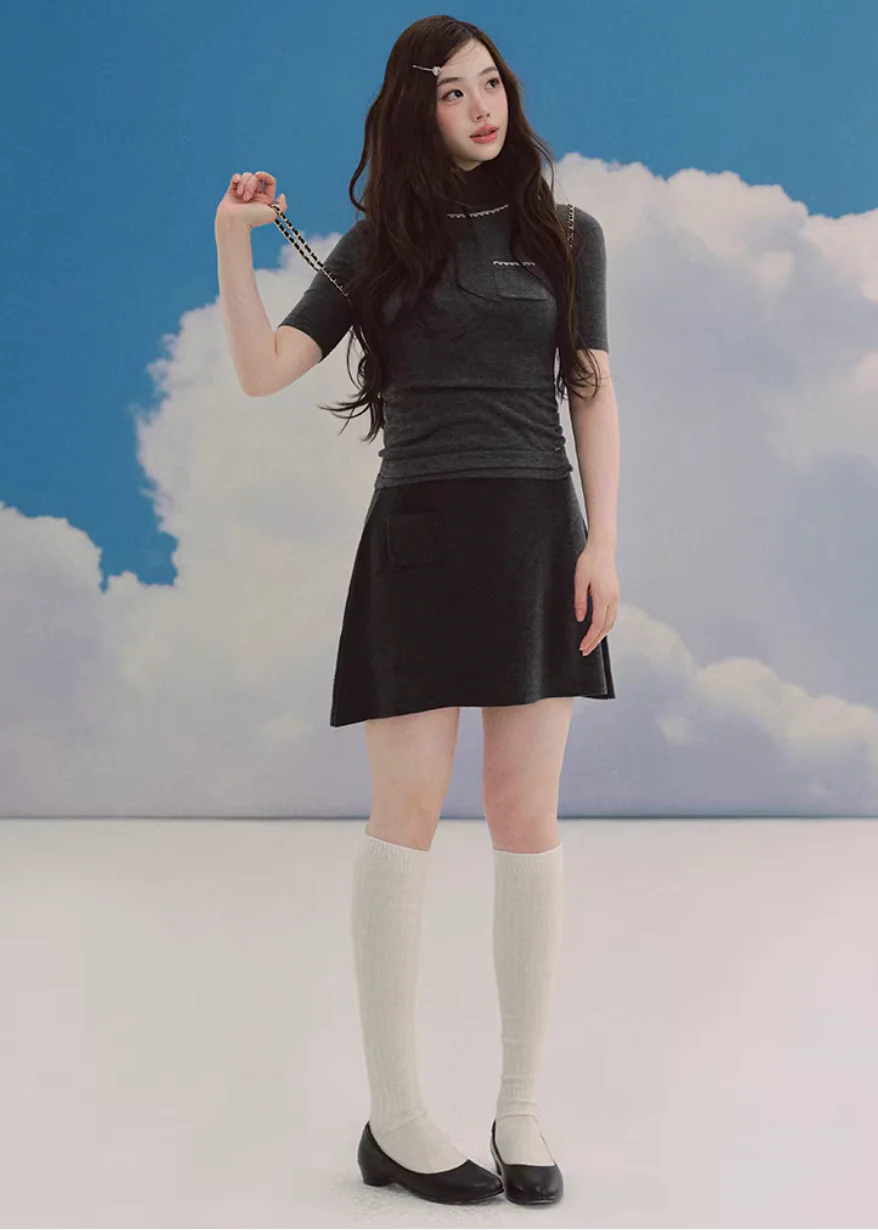 Hazel Layer Slim Knit Top - Image 10