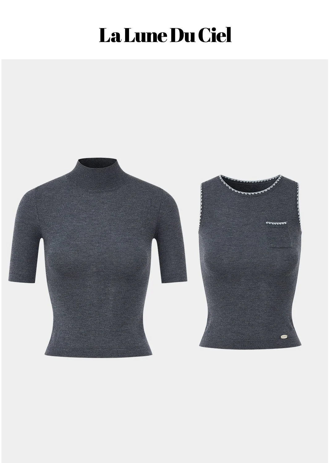 Hazel Layer Slim Knit Top - Image 13