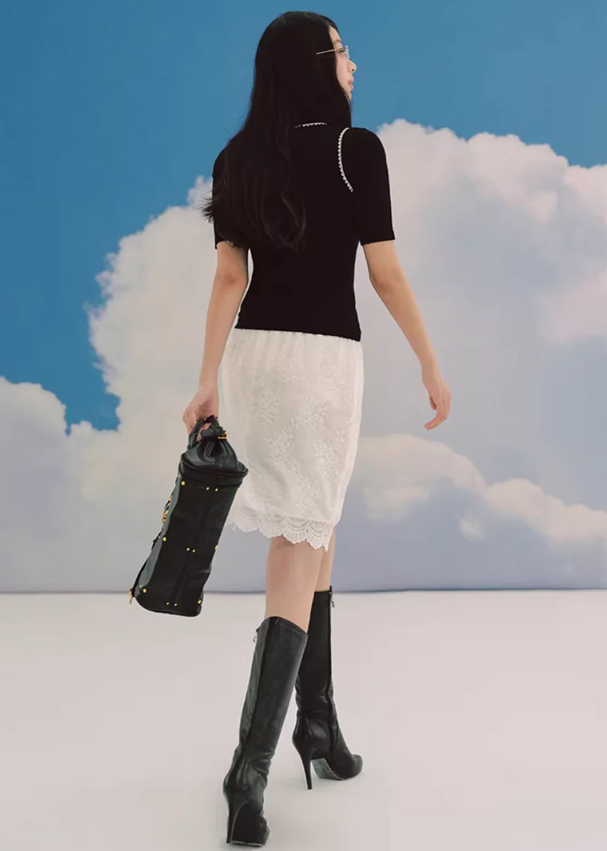 Hazel Layer Slim Knit Top - Image 14
