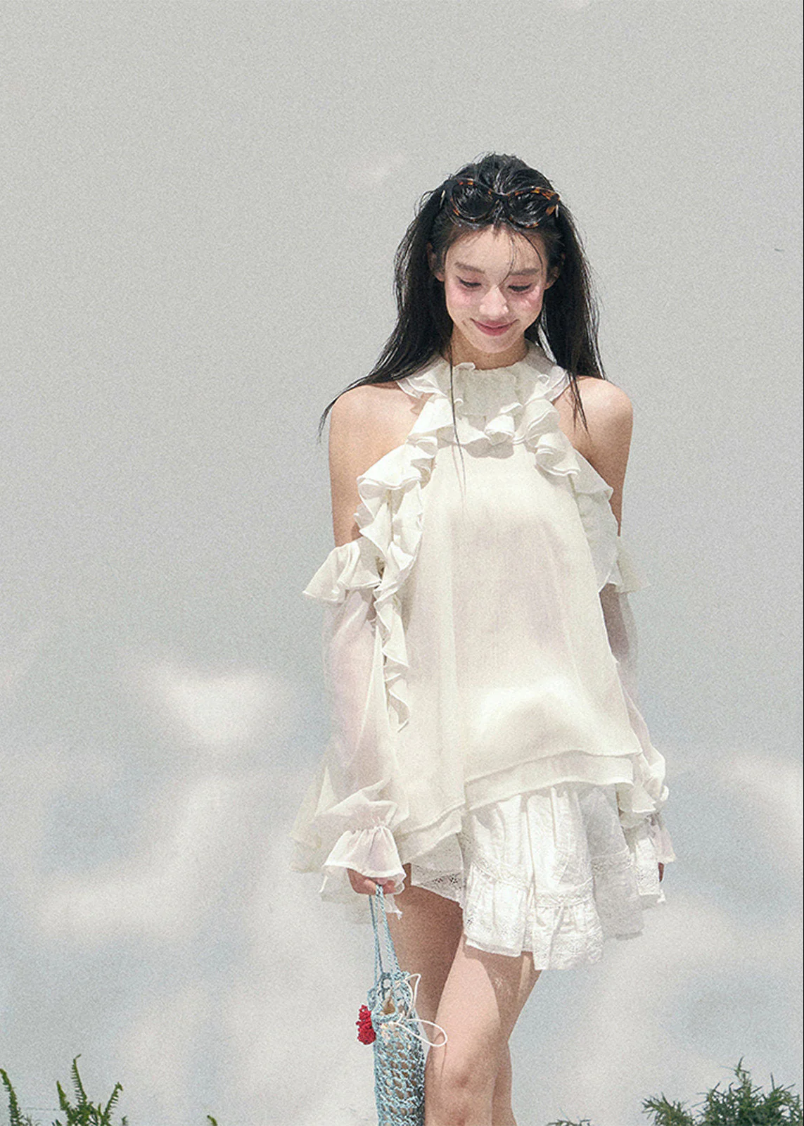 Heidi Fleur Sheer Blouse