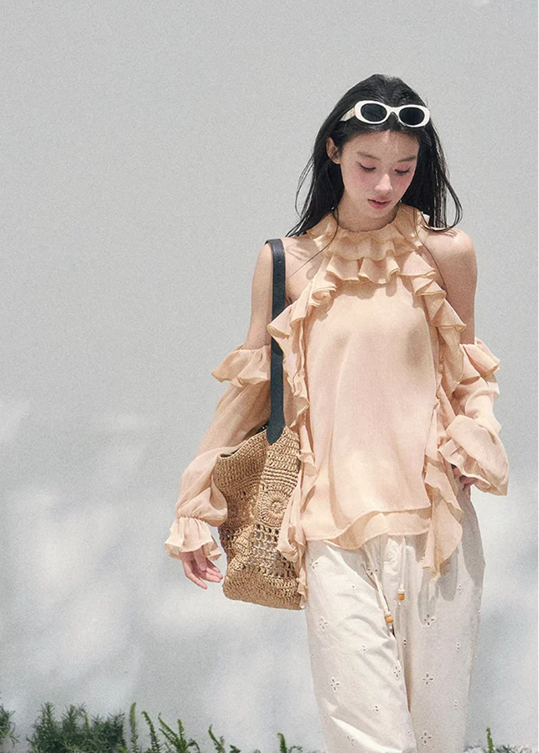 Heidi Fleur Sheer Blouse - Image 4