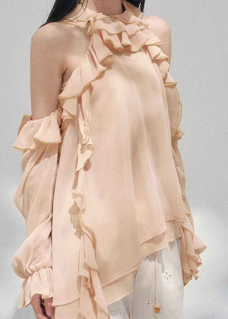 Heidi Fleur Sheer Blouse - Image 7