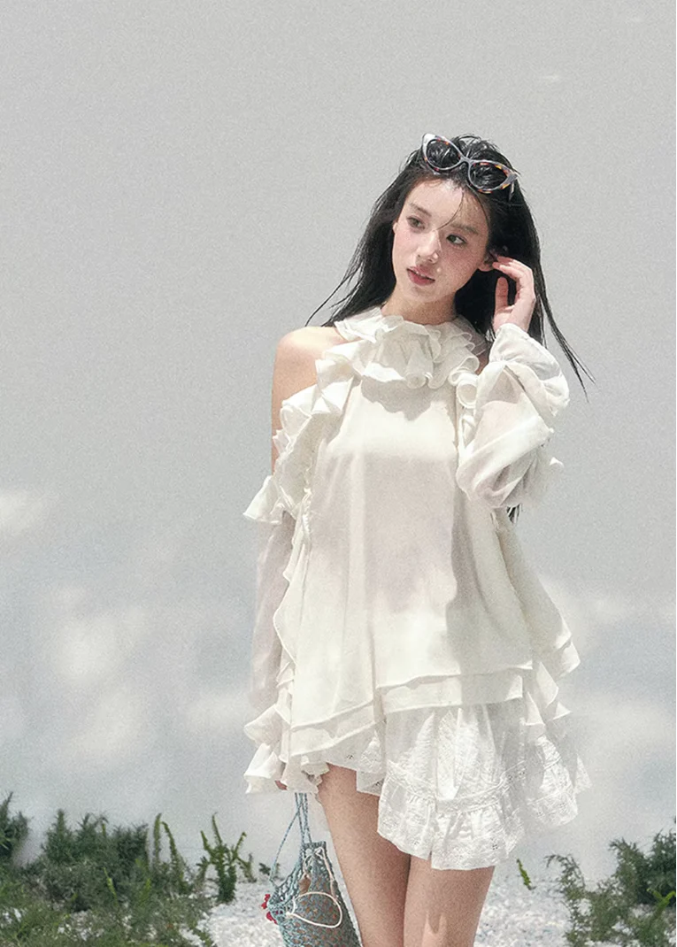 Heidi Fleur Sheer Blouse - Image 9