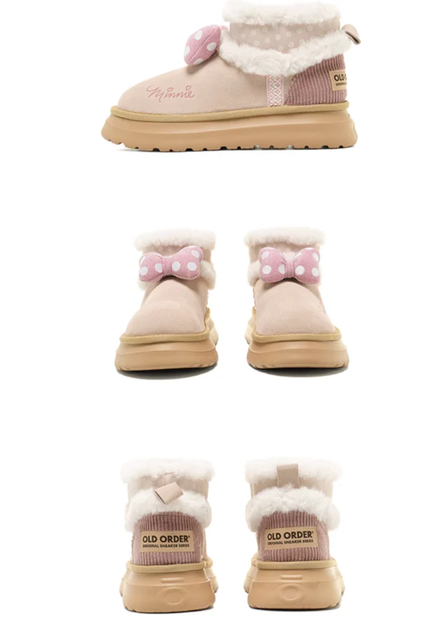 Hello Kitty x OldOrder Fleece Snow Boots - Image 10