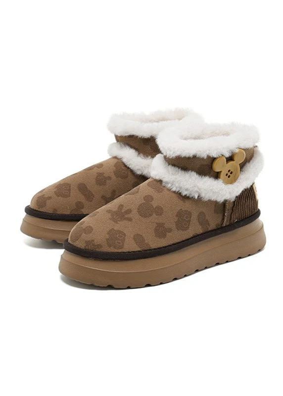 Hello Kitty x OldOrder Fleece Snow Boots - Image 7