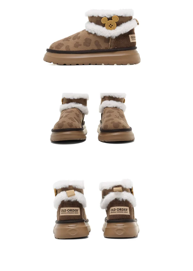 Hello Kitty x OldOrder Fleece Snow Boots - Image 9