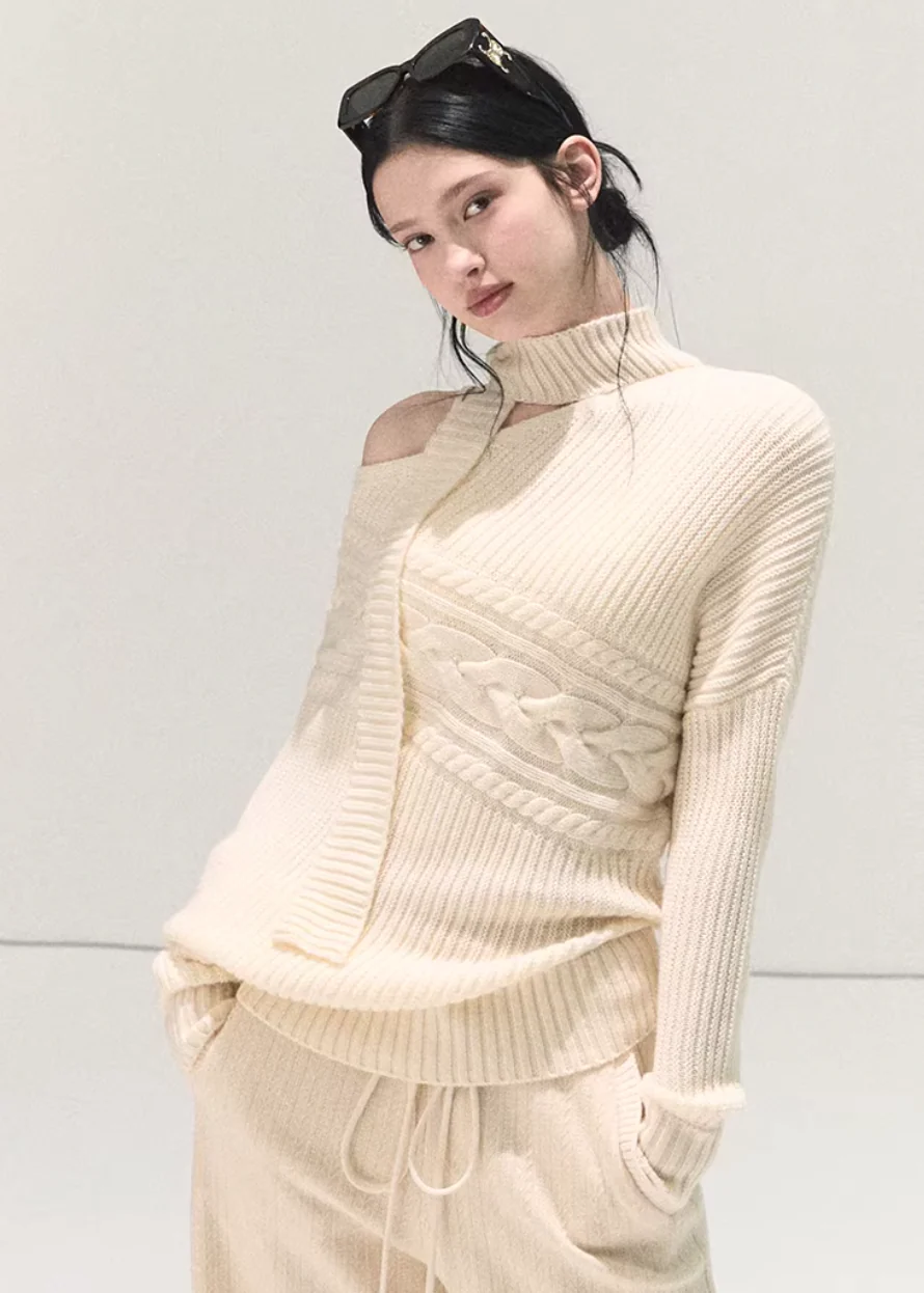 Her Perspective Off-Shoulder Knit - Image 11
