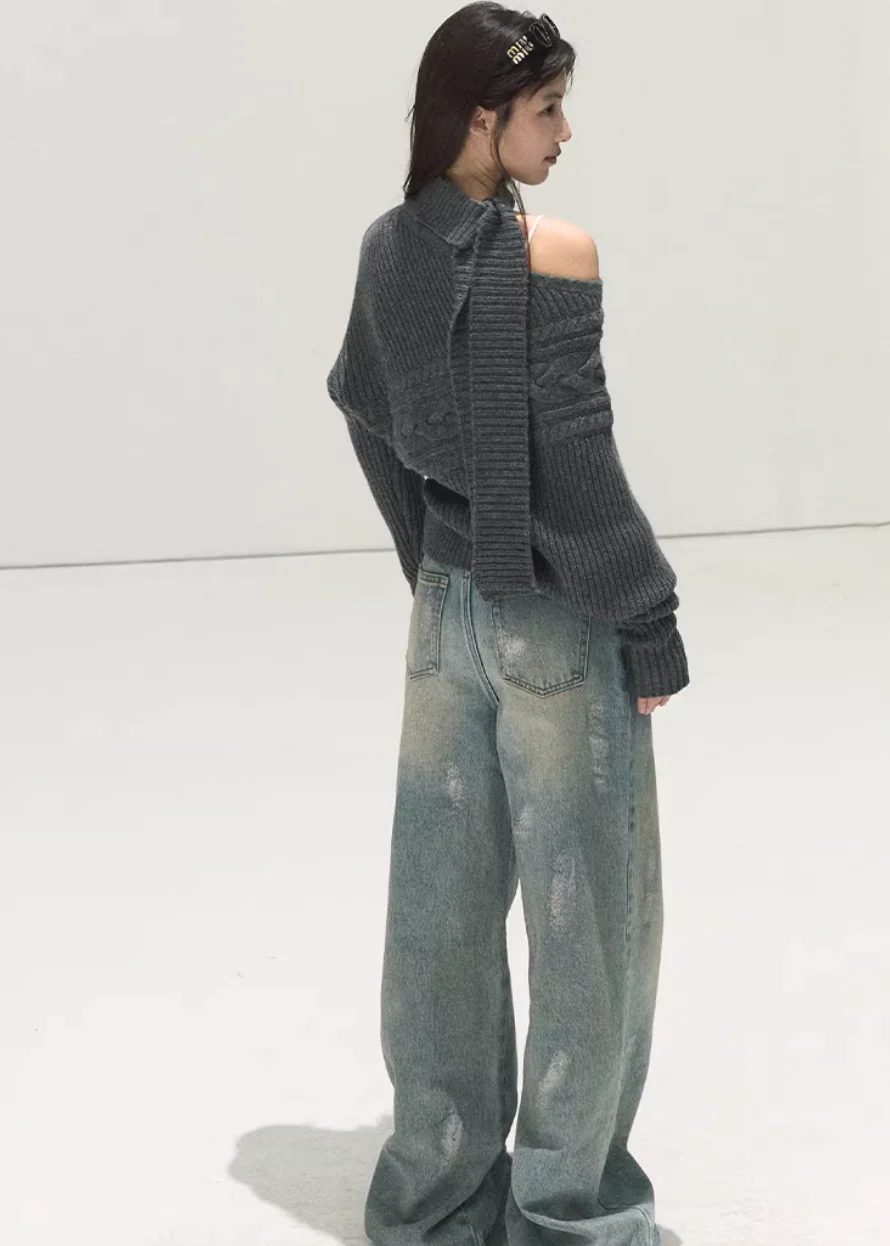 Her Perspective Off-Shoulder Knit - Image 3