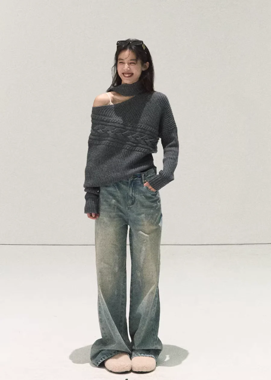 Her Perspective Off-Shoulder Knit - Image 4