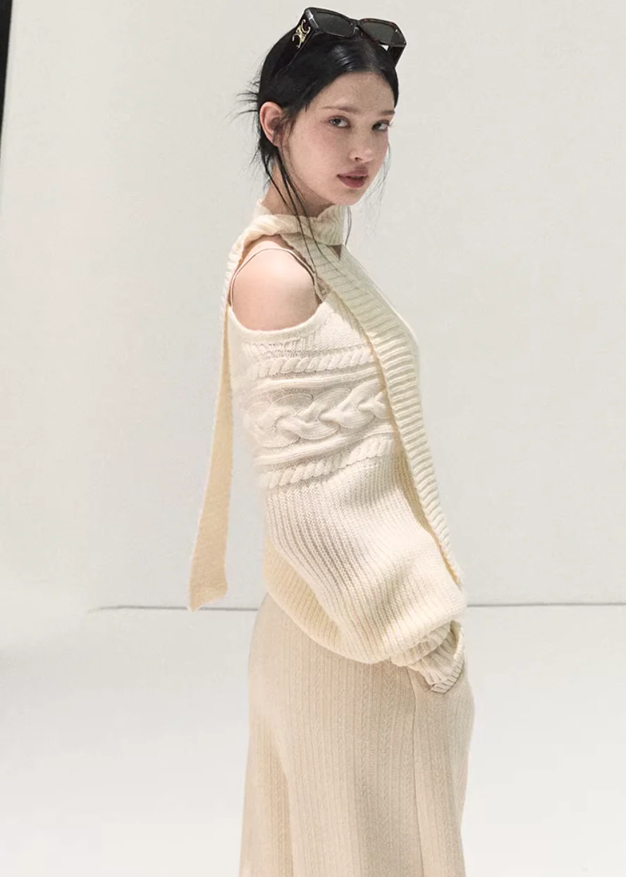 Her Perspective Off-Shoulder Knit - Image 7