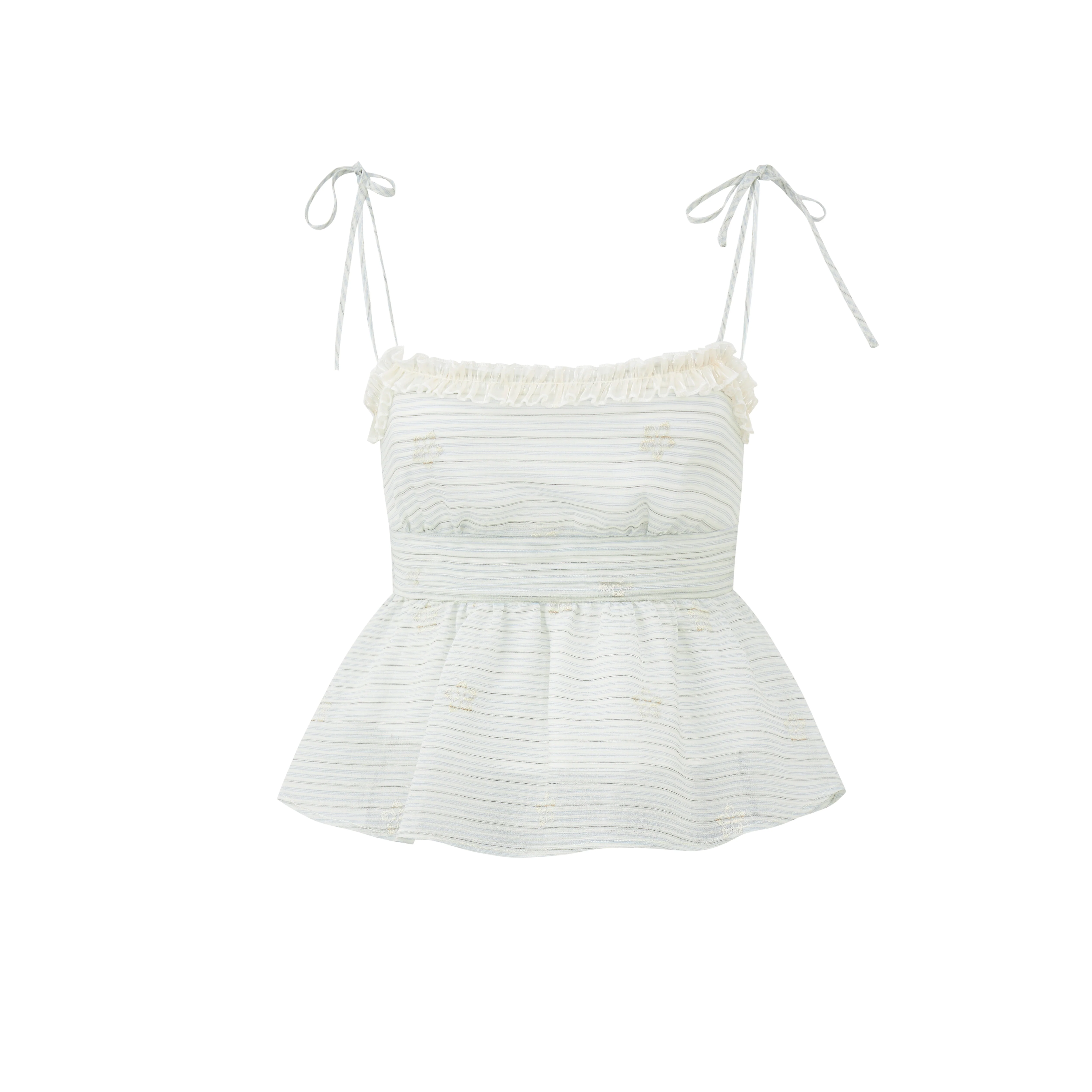 High-Waisted Straight-Leg Pants Set Up - Image 6
