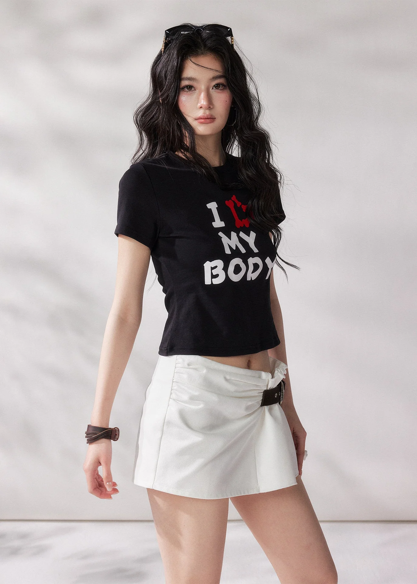 I Love My Body Cropped Tee - Image 12