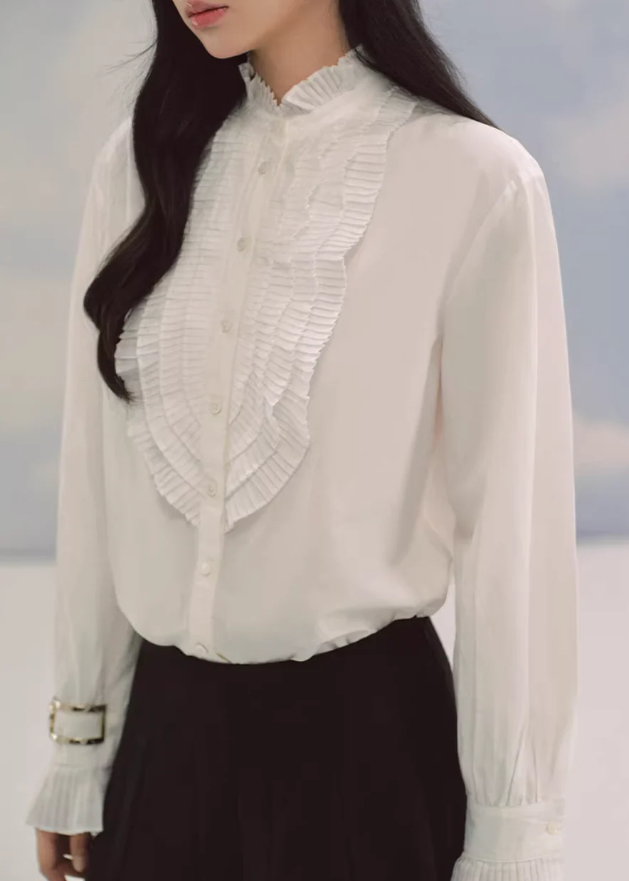 Ivory Court Lace Blouse - Image 8