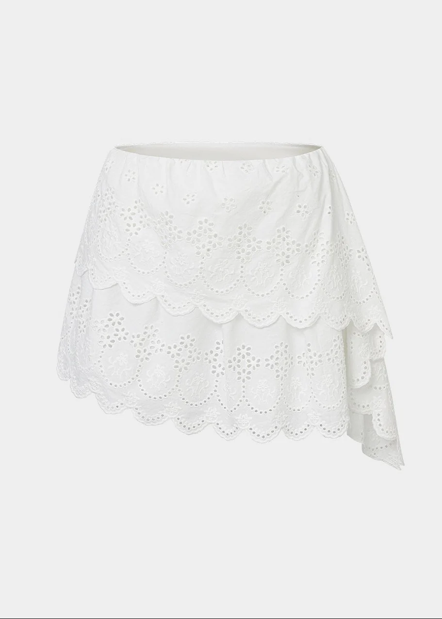 Ivory Cutwork A-Line Mini - Image 15
