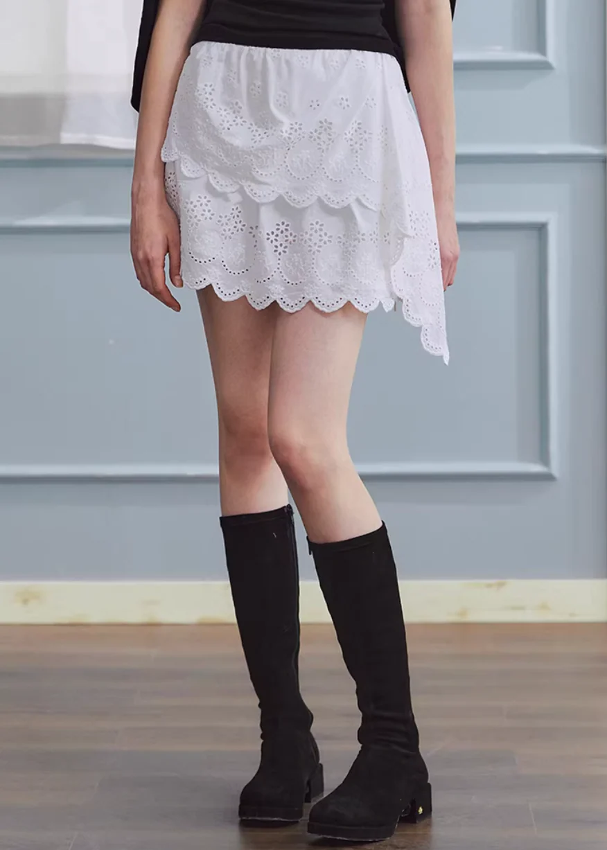 Ivory Cutwork A-Line Mini - Image 6