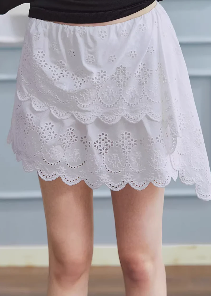 Ivory Cutwork A-Line Mini - Image 9