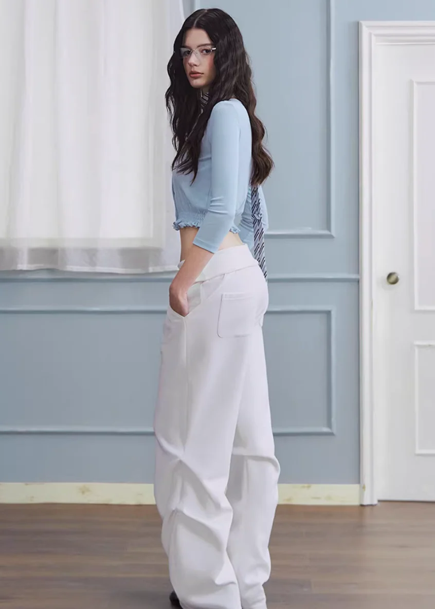 Ivory Ease Straight Slacks - Image 9
