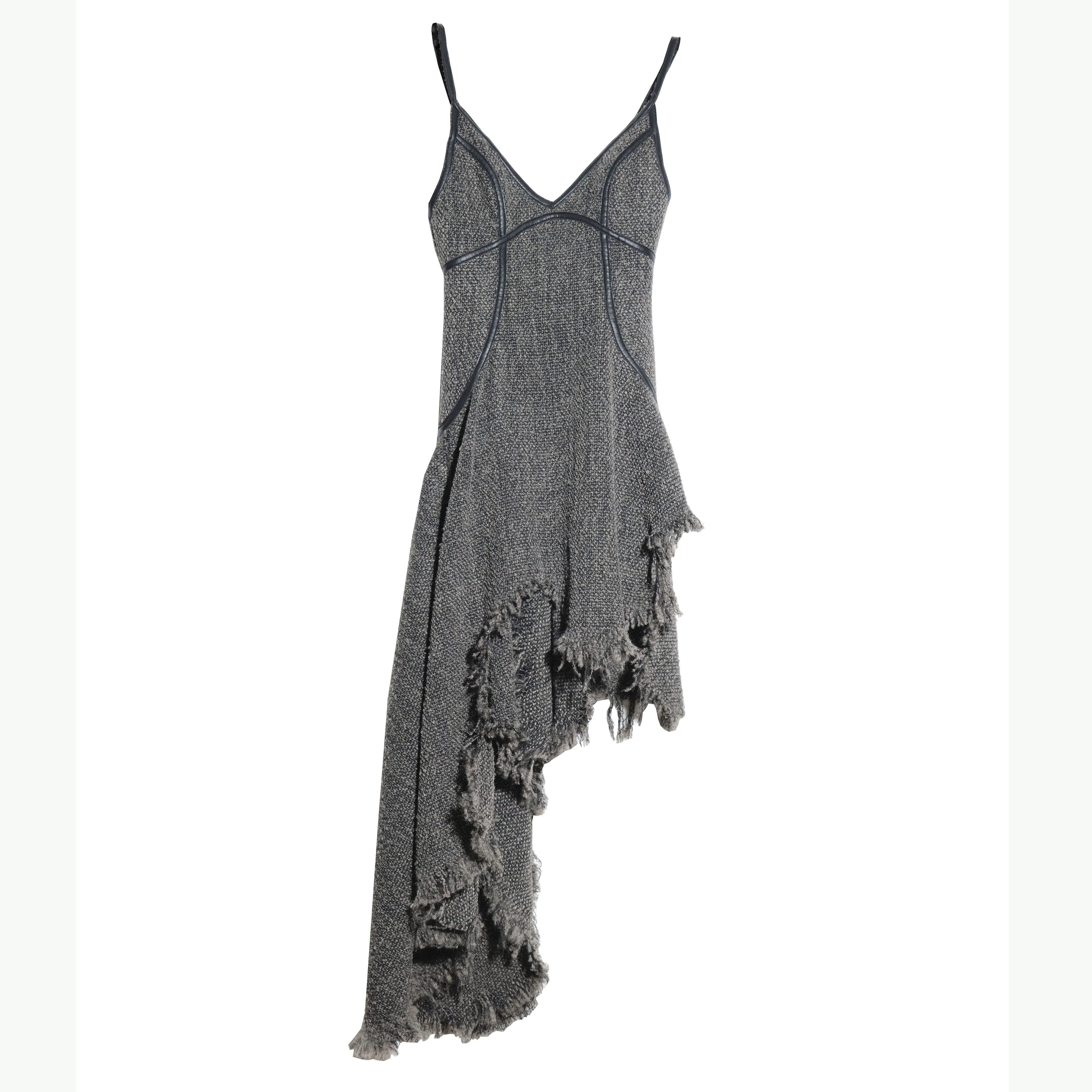 Raw Edge Tassel Fairy Slip Dress - Image 3