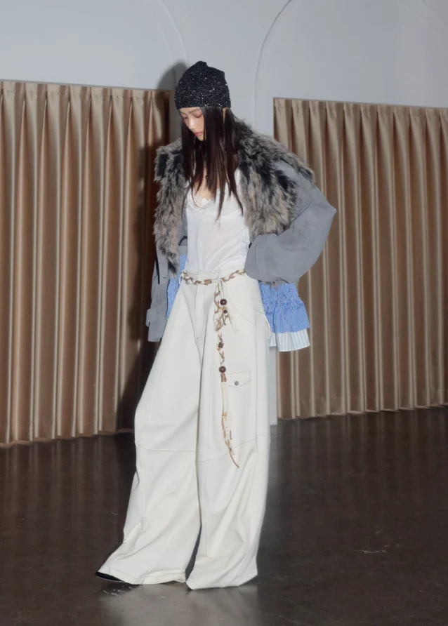 K-Street Detachable Hem Fur Jacket - Image 7