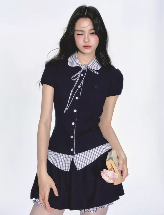 Korean High School Style 2-Piece Set - Image 3