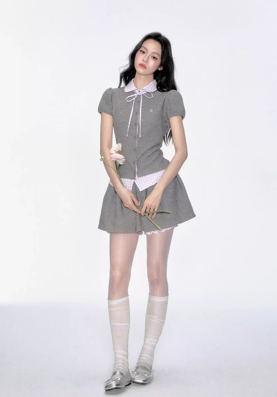 Korean High School Style 2-Piece Set - Image 4