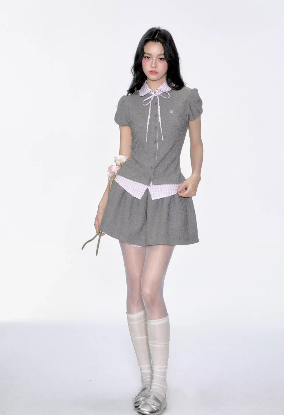 Korean High School Style 2-Piece Set - Image 7