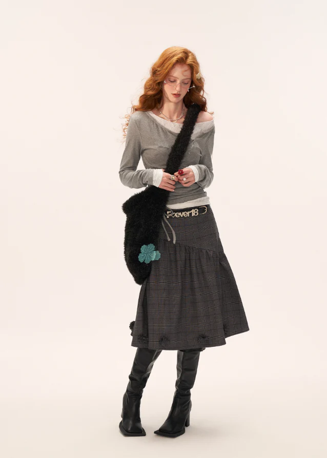 Lace One-Shoulder Tee - Image 8