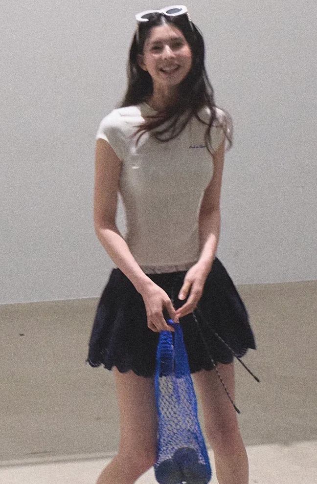 Lace Slim Fit T-shirt - Image 8