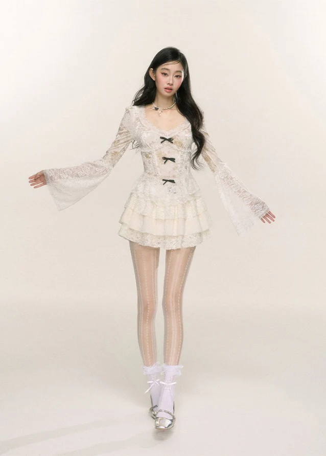 Spicy Lace Long Sleeve Top - Image 3