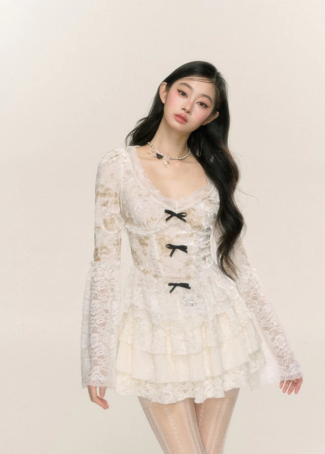 Spicy Lace Long Sleeve Top - Image 4