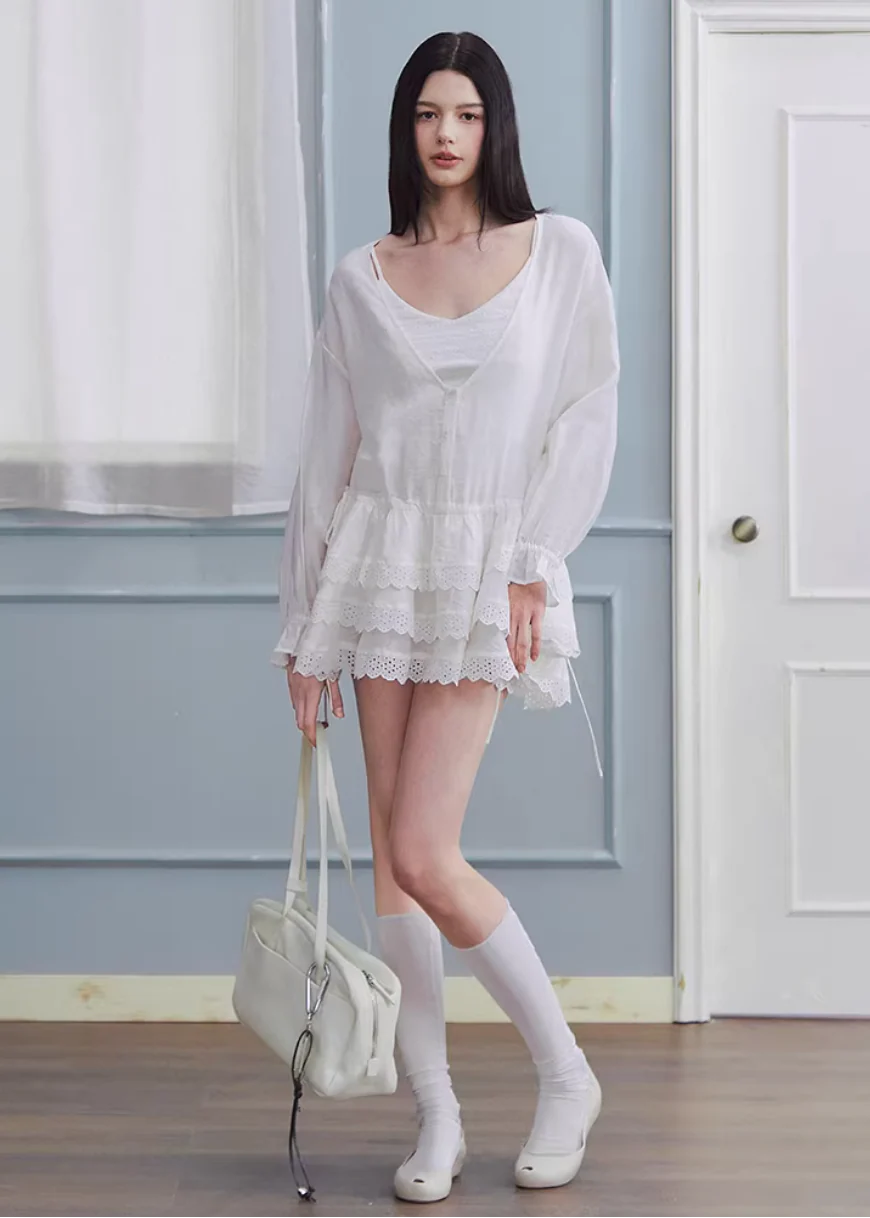 Afternoon Linen Flow Dress - Image 5