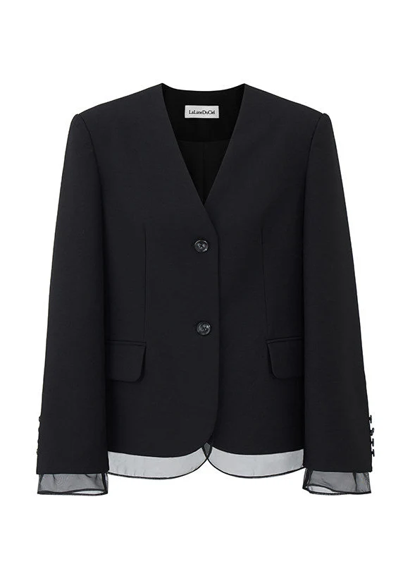 Midnight Tailored Shorts Set - Image 14