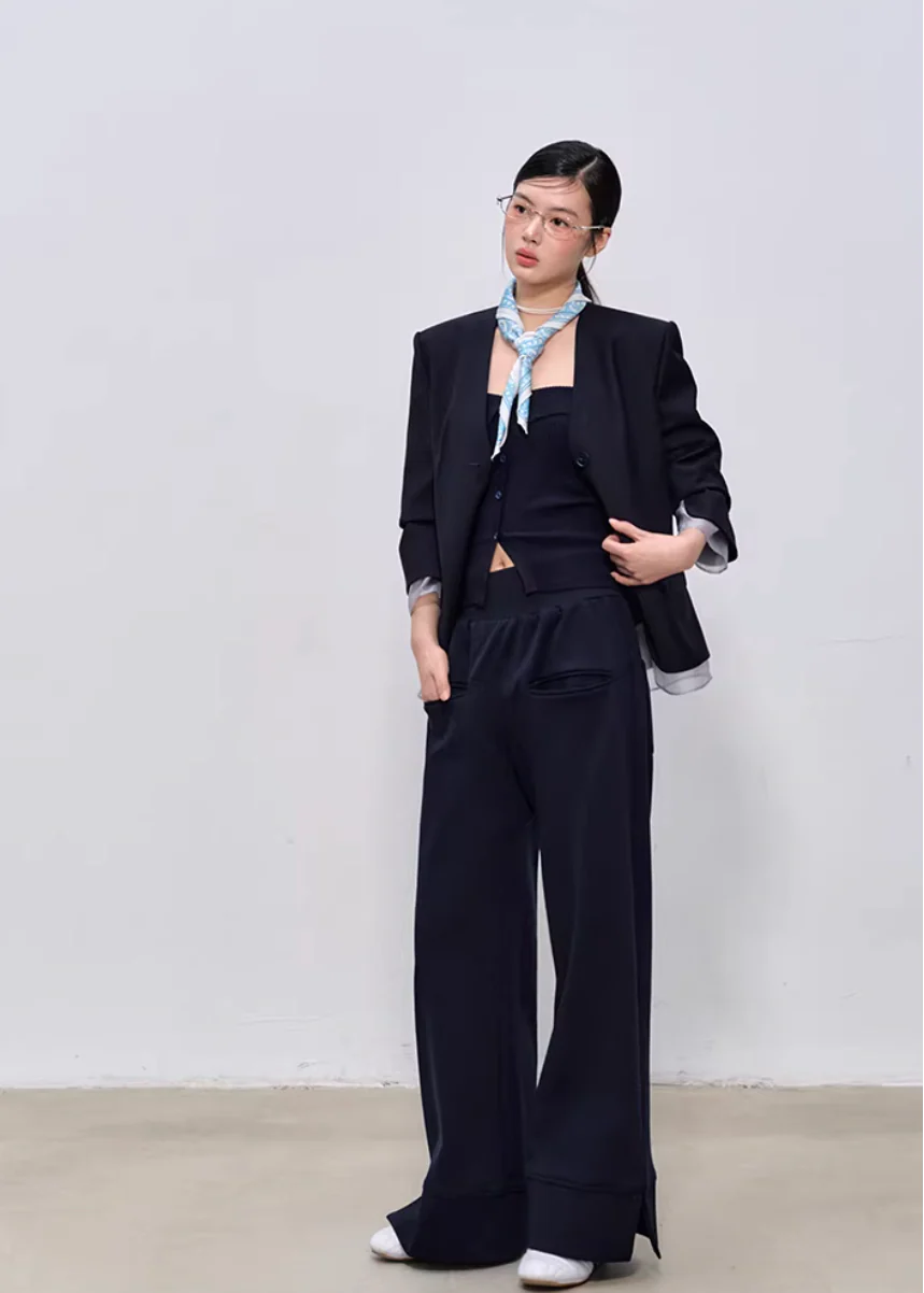 Midnight Tailored Shorts Set - Image 16