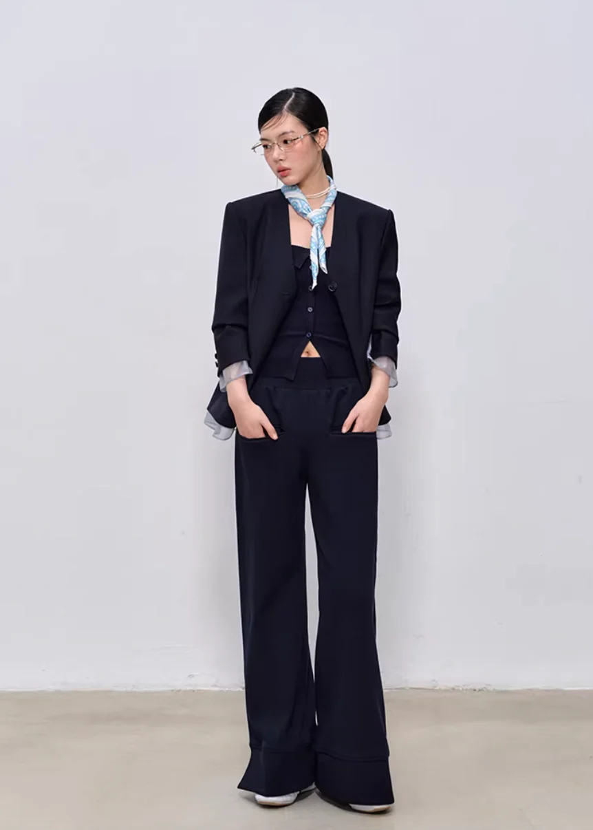 Midnight Tailored Shorts Set - Image 17