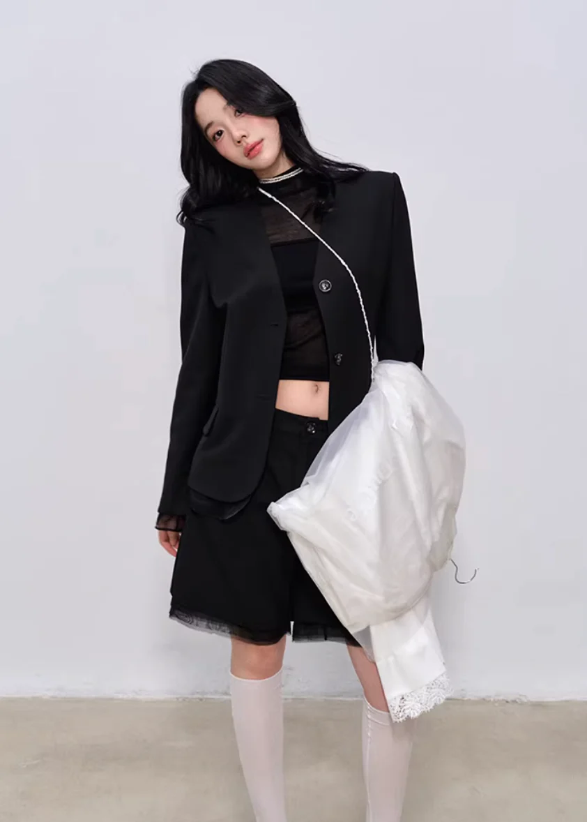 Midnight Tailored Shorts Set - Image 7