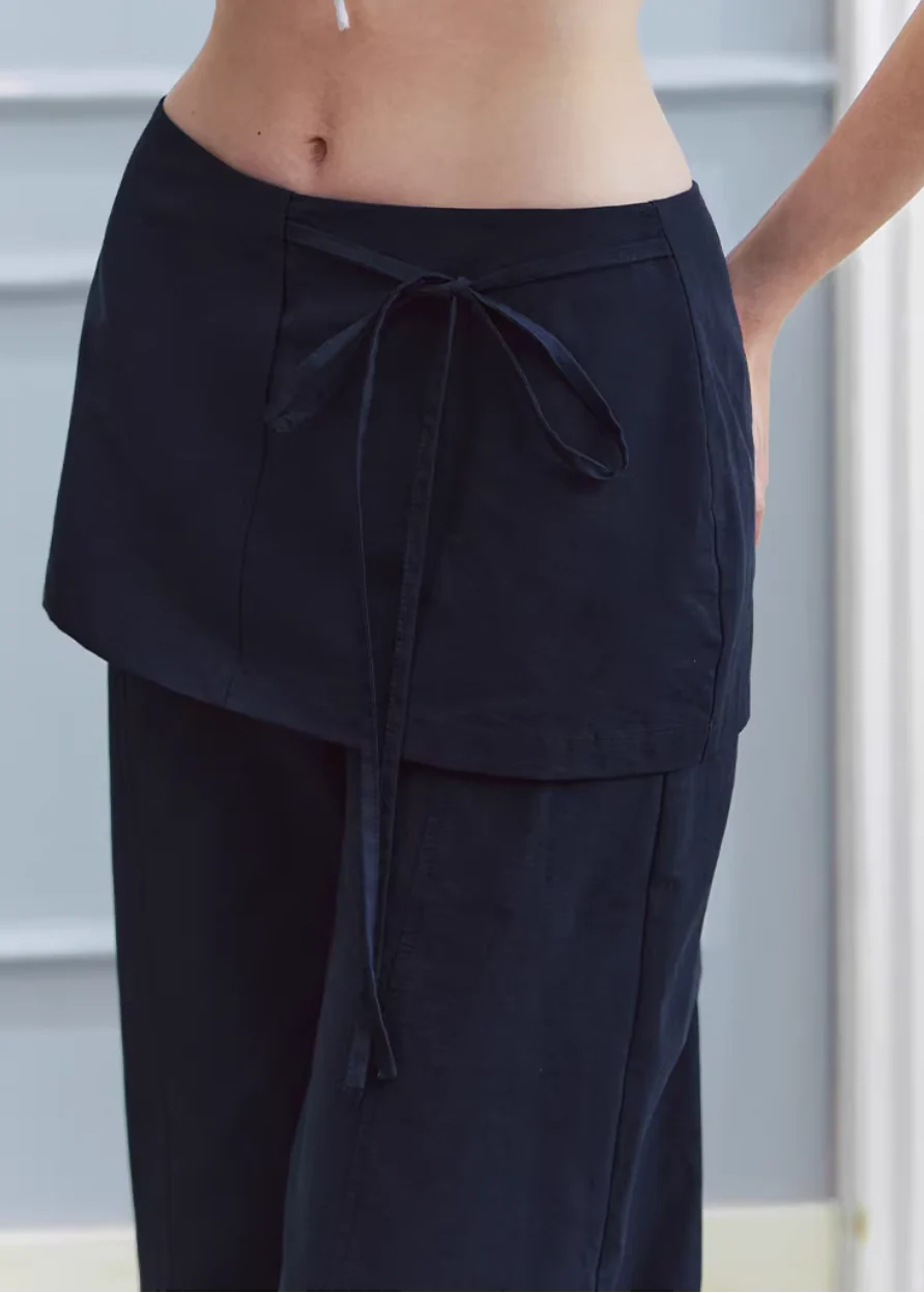 Layered Ease Culotte Pants - Image 4