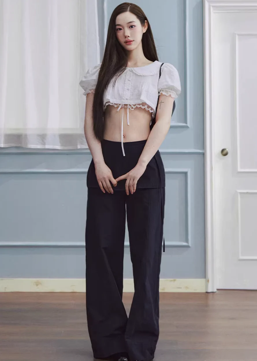 Layered Ease Culotte Pants - Image 6