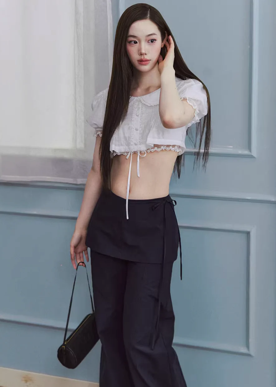 Layered Ease Culotte Pants - Image 9