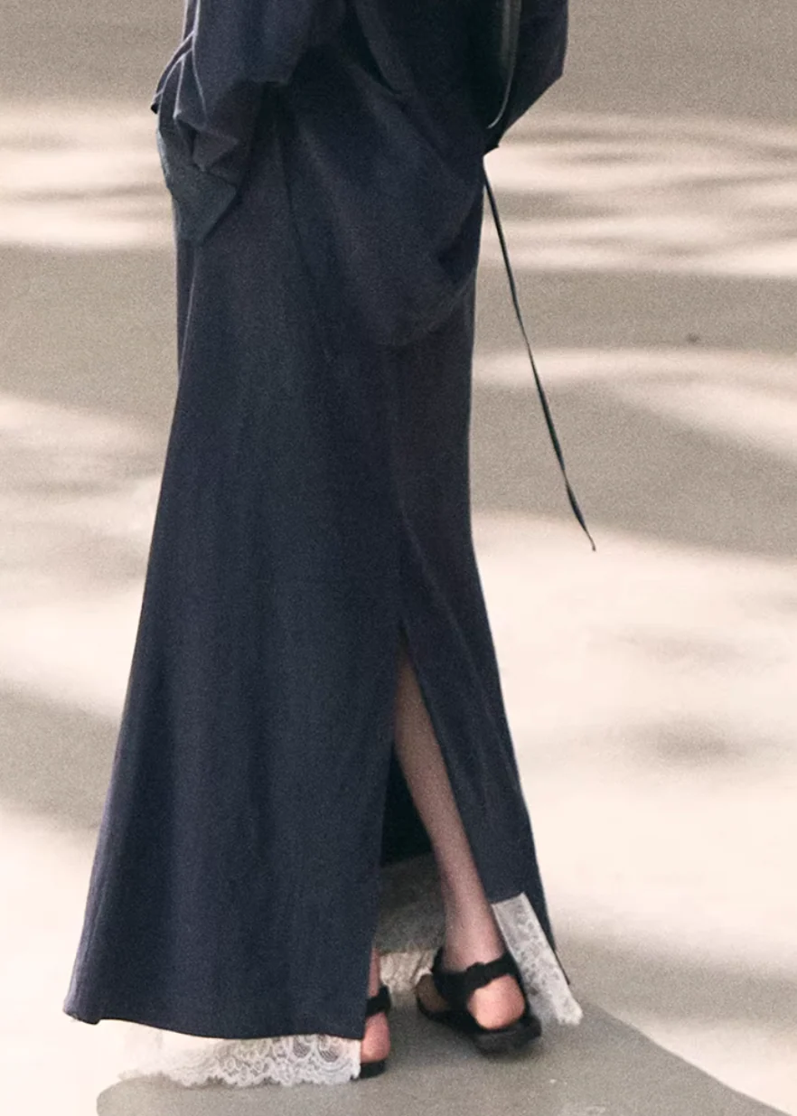 Lazy Afternoon Lace Drape Skirt - Image 6