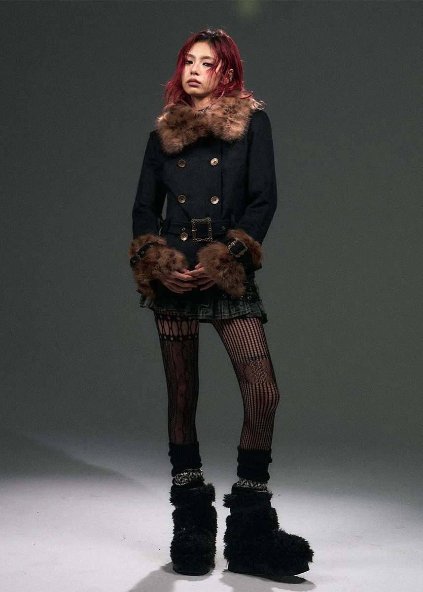 Leopard Ruin Tweed Coat - Image 2