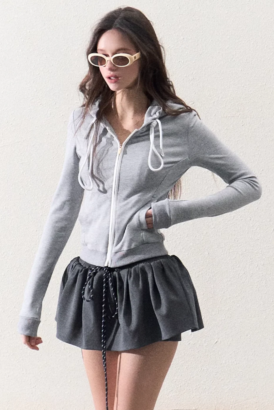 Lime Slim Fit Skirt - Image 3